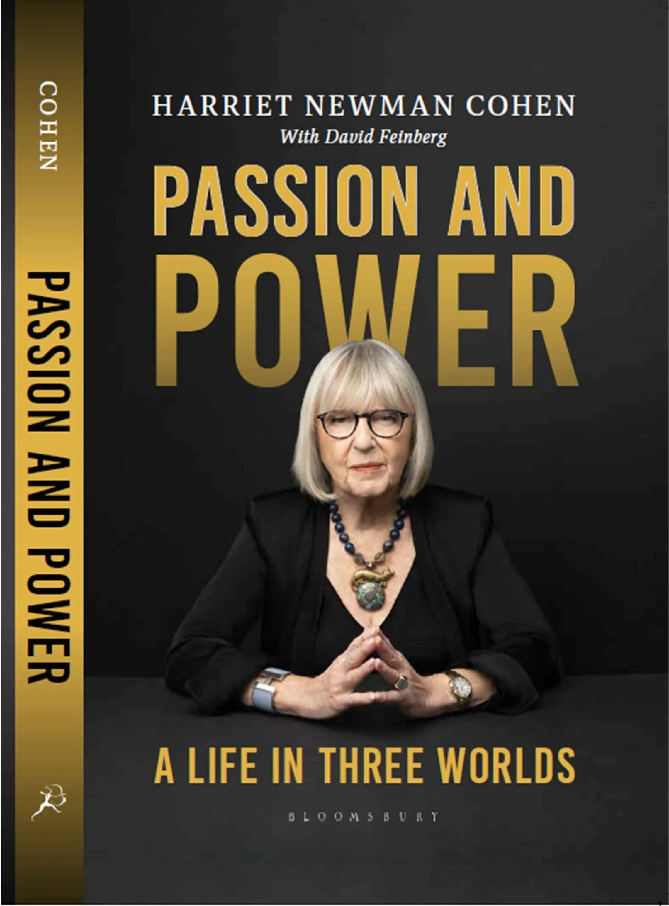 Cover of "Passion and Power: A Life in Three Worlds" by Harriet Newman Cohen
